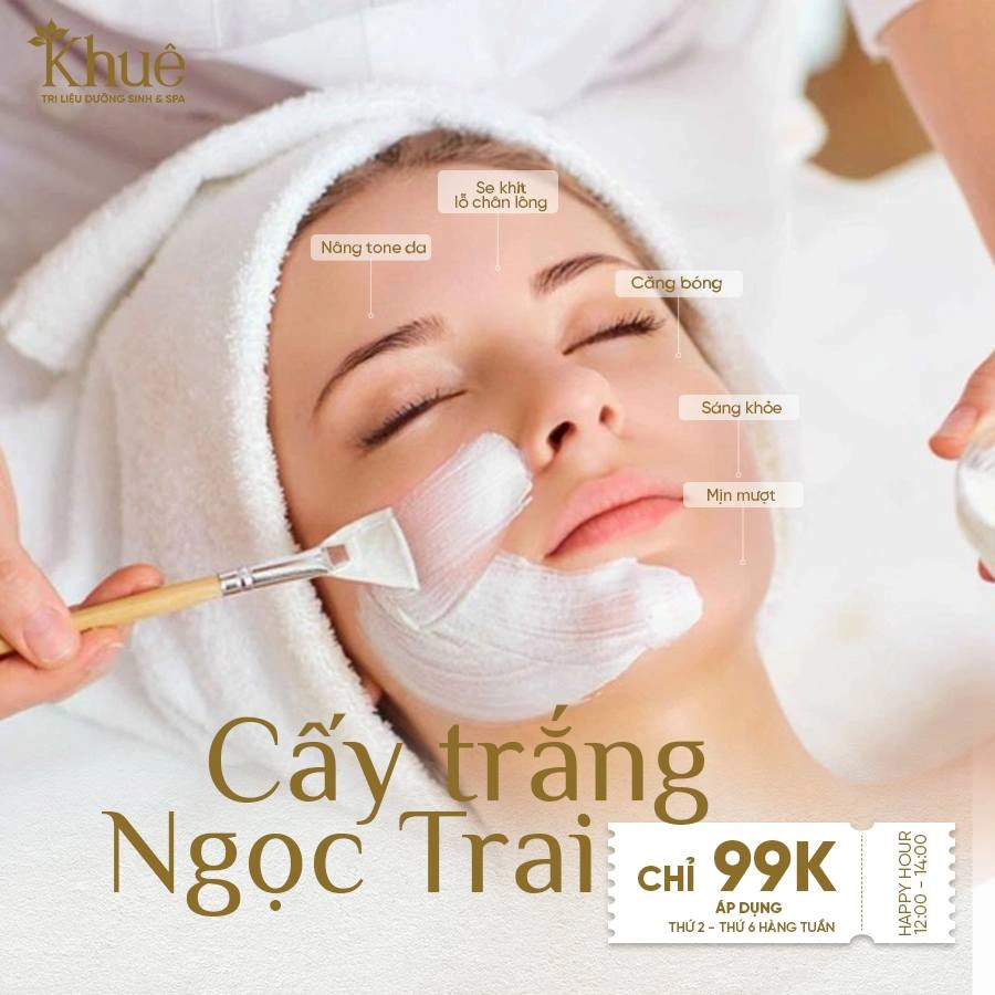 Cấy trắng ngọc trai - Khuyến mãi